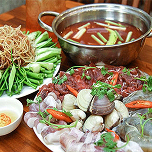 Lẩu Thái Tôm Mực Bò