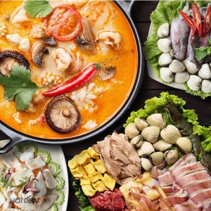 Lẩu Thái Tôm Mực Bò Chanh Dây