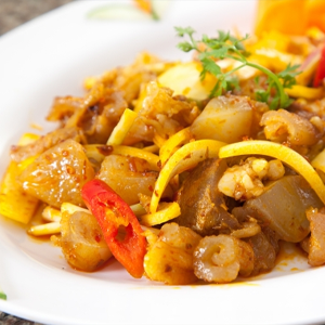 Bò Xào Sate Củ Hành