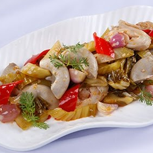 Heo  Rừng Xào Cải Chua