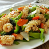 Mực Xào Rau Củ